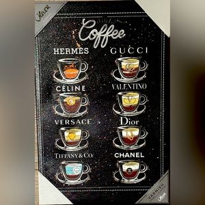COPY - ☕️ FASHION COFFEE CHOICES DESIGNER WALL ART 🖼